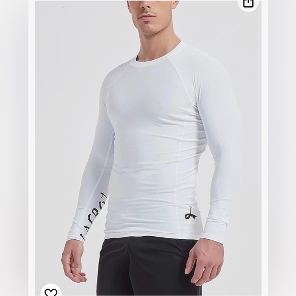 Men's Long Sleeve Compression Shirt - UPF 50+ Performance Baselayer & Rash Guard For Fitness